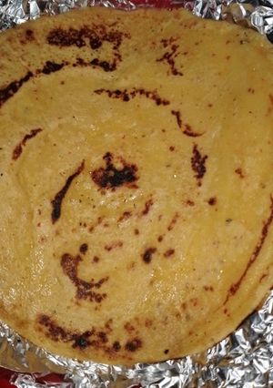A picture of Besan ka cheela.