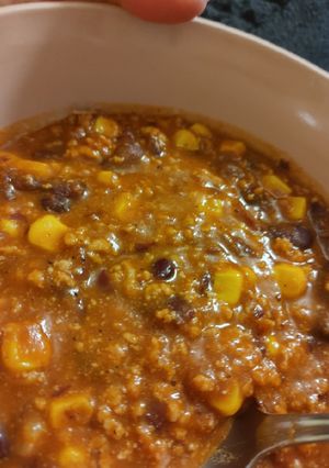 Chilis bab recept fotója
