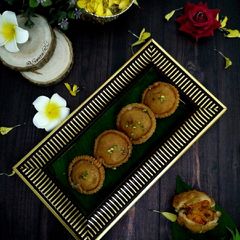 A picture of Gajar Halwa Gujiya.