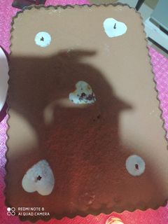 صورة لوصفة كيكة بالكريمة ولا اروع تتستحق التجربة 👍🥰🤗😋😋😋💪