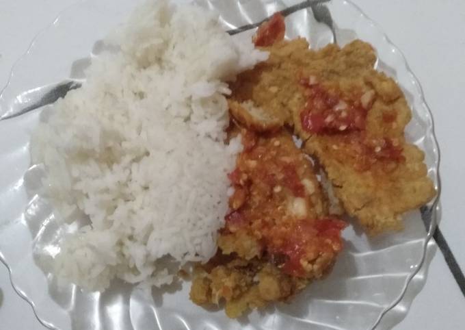 Ayam/Tempe Geprek