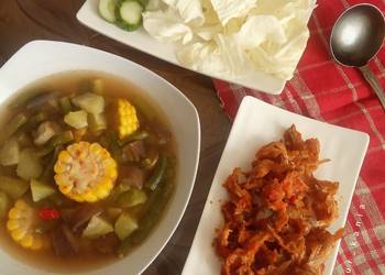 Cara Memasak Cepat Sayur Asem &amp;amp; Balado Ikan Asin Kapas-kapas Enak Sempurna