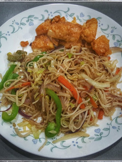 A picture of Vegetable noodles.