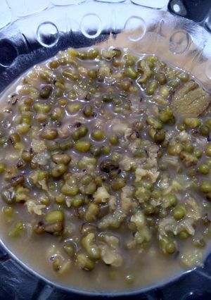 Foto resep Bubur Kacang Ijo Metode 5.30.7, kebut banget bikinnya 😂
