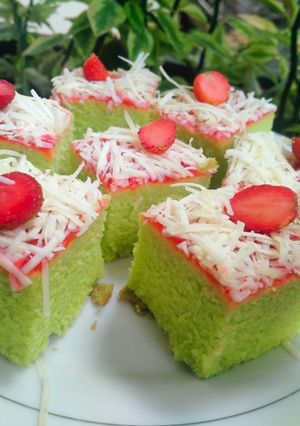 Foto resep Cake potong putih telur