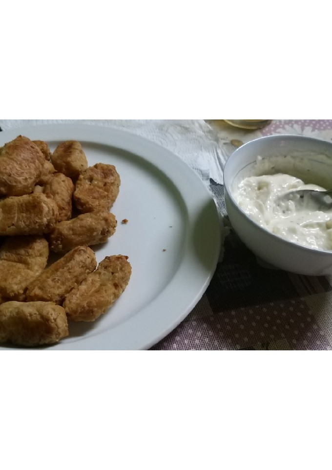 Una foto de Croquetas de Atún 🐟 y Patata al horno !