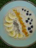 Papas de aveia com quark