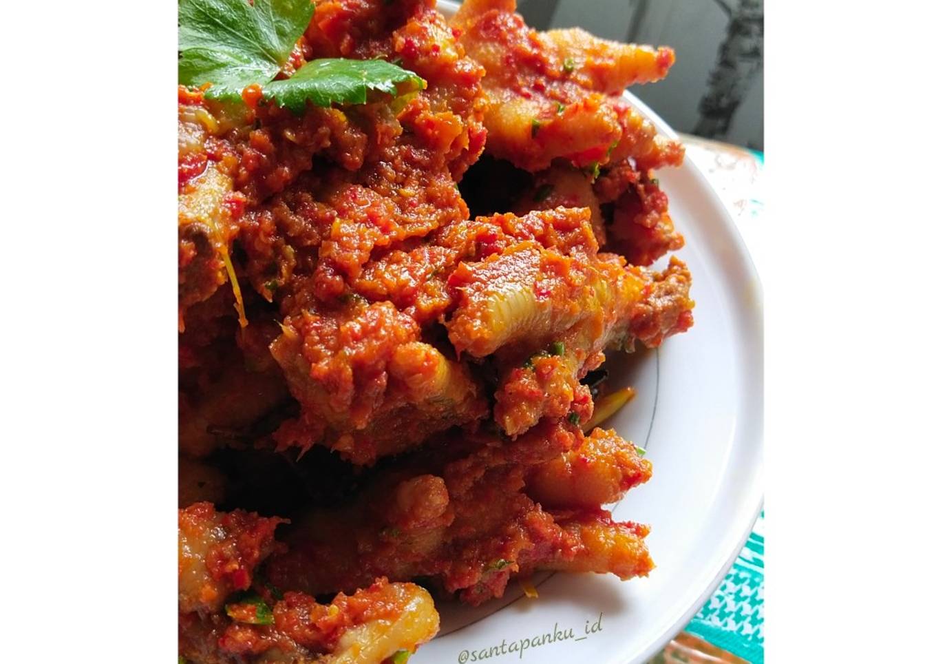 Ceker Mercon (Pedas)