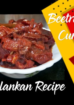 A picture of Srilankan Beeroot Curry.