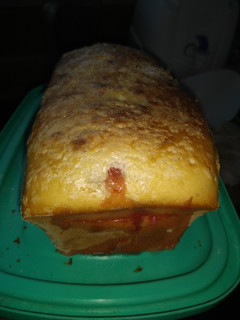 Una foto de Budín relleno con mermelada de ciruelas