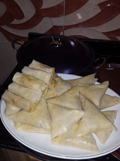 صورة لوصفة بريوات بالخضار (سمبوسة)