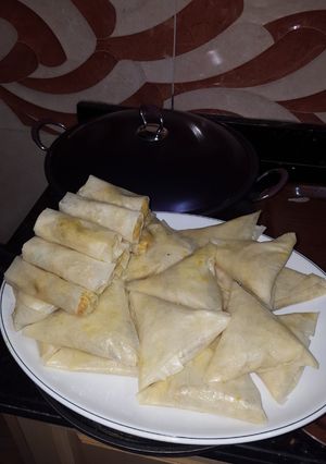 صورة لوصفة بريوات بالخضار (سمبوسة)