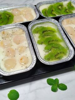Foto resep Puding Susu Buah