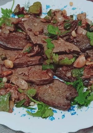 صورة لوصفة كبدة اسكندراني