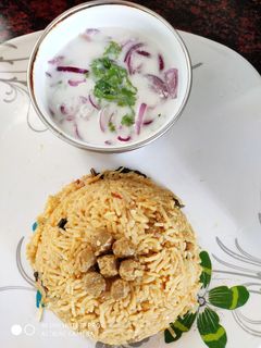 சோயா சங்ஸ் புலாவ் செய்முறை முக்கிய புகைப்படம்