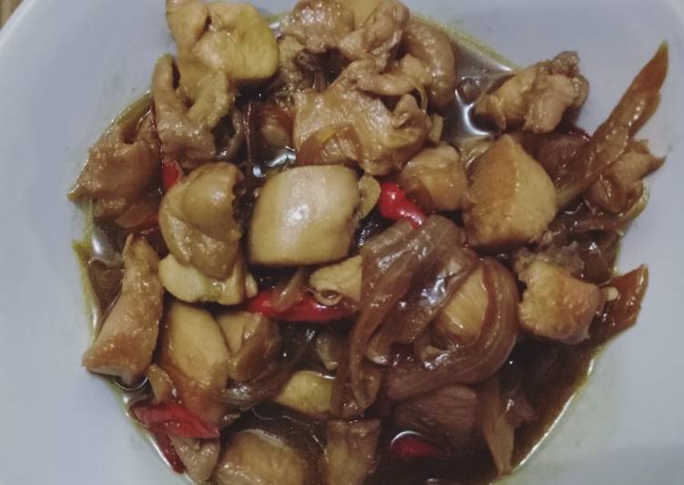 Ayam tumis bumbu teriyaki