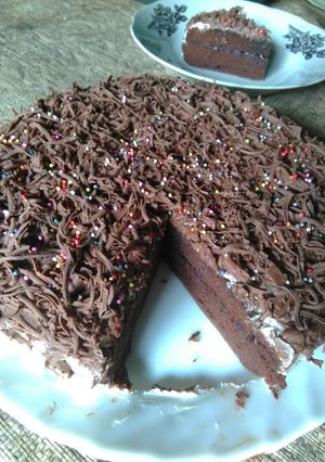 Foto resep Blackforest kukus takaran sendok,irit, lembut