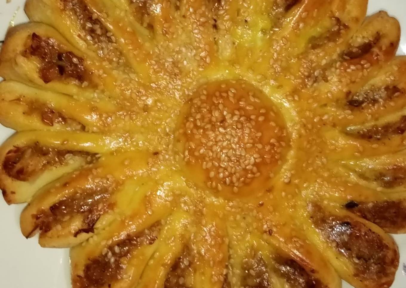 Sun flower chicken bread without oven