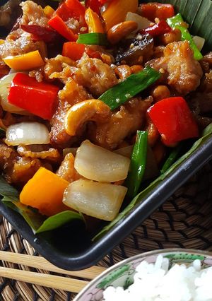 รูปของ ไก่ผัดเม็ดมะม่วง