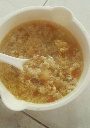 Foto resep Mpasi 1y+ sup telur