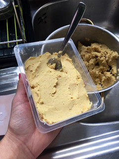 Una foto de Hummus de garbanzos