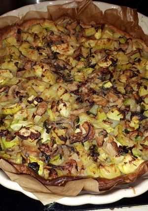Une photo de Tarte feuilletée salée