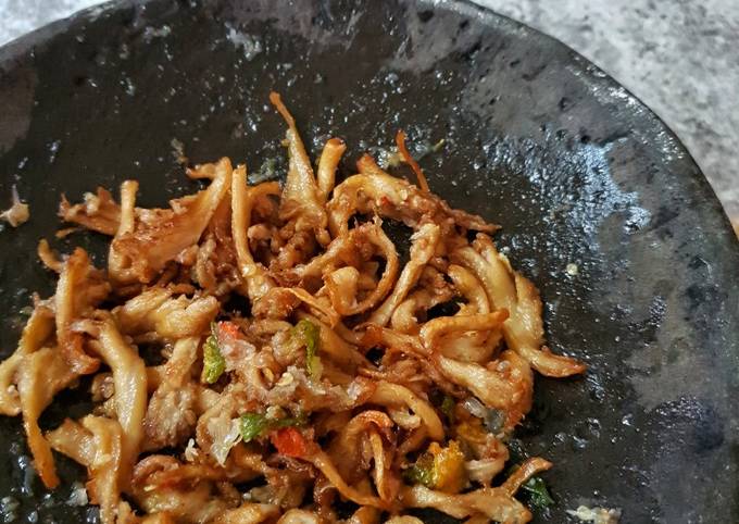 Cara Memasak 132. Sambal Bawang Jamur Tiram Ekonomis Untuk Jualan