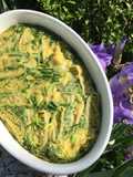 Maultaschen im Spinatbett