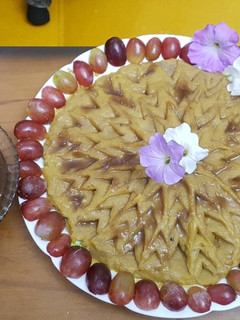 عکسی از دستور شیره انگور و حلوای شیره انگور