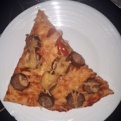 A picture of Home made pizza.