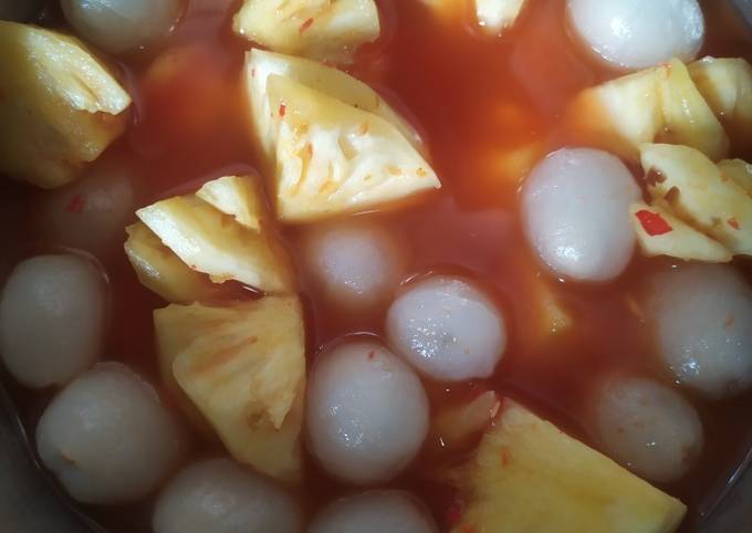 Panduan Membuat Resep Asinan rambutan & nanas