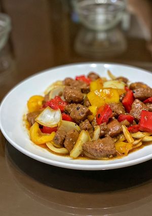Foto resep Sapi lada hitam