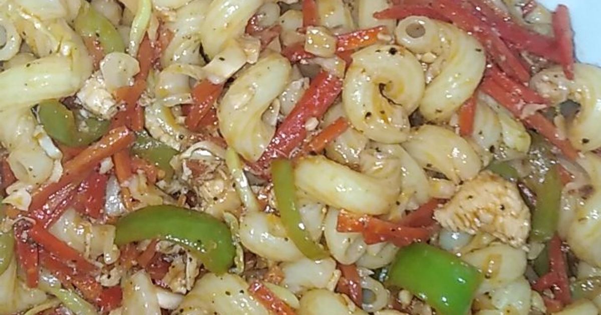 Chicken And Vegetable Macroni Recipe by Aqsa Shaikh - Cookpad