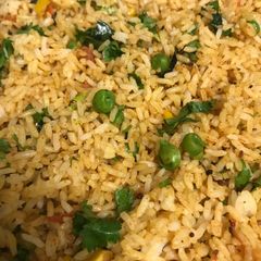 A picture of Schezwan fried rice.