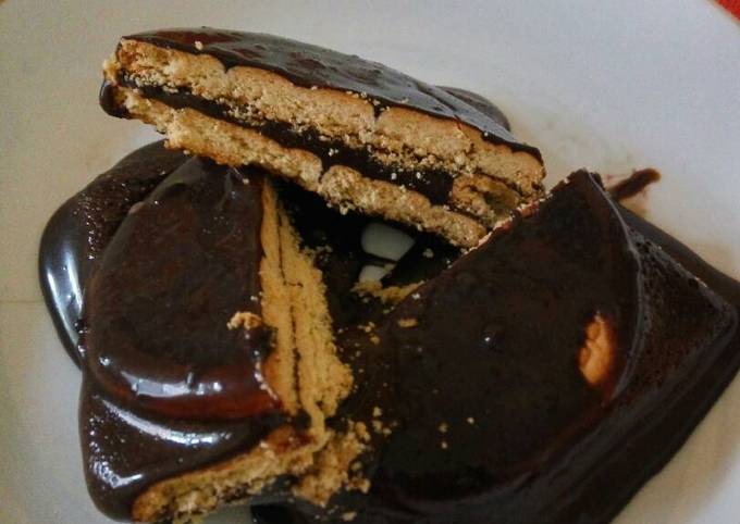 Resep buat Kue batik milo (marie)  nikmat