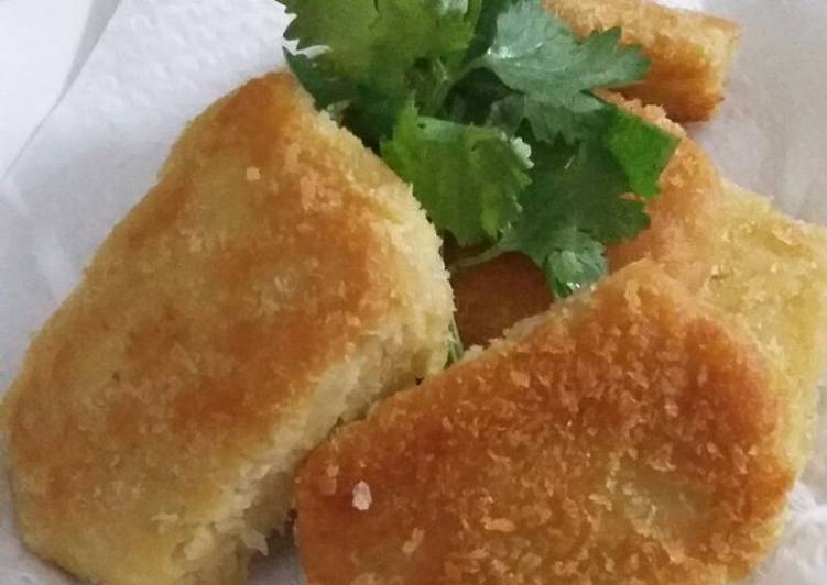 Cara Gampang meracik Nugget kentang &amp; ayam crispy, Menggugah Selera