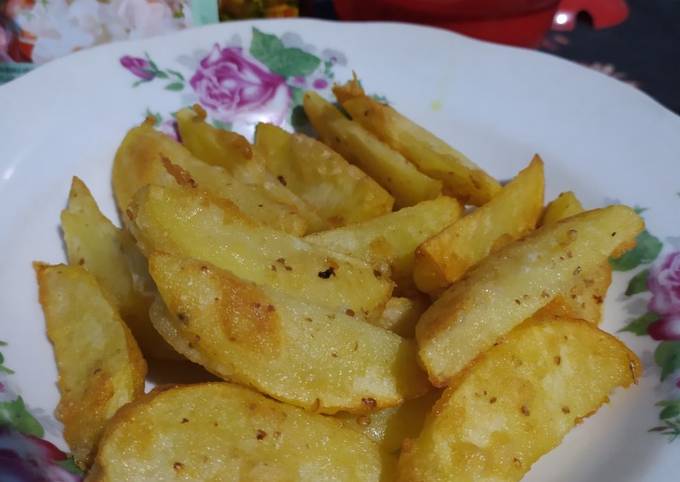 Resep Potato Wedges Goreng Praktis Anti Gagal