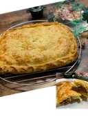 Cheese Teriyaki Beef Pie