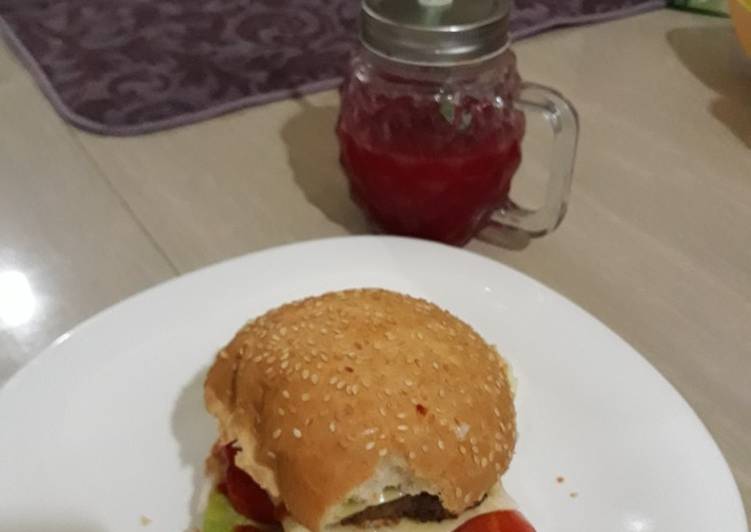 Simple Way to Prepare Super Quick Homemade Beef burger