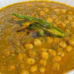 A picture of Spinach Channa Curry (Chickpea Curry).