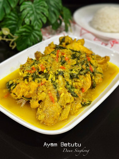 Foto resep Ayam Betutu Daun Singkong