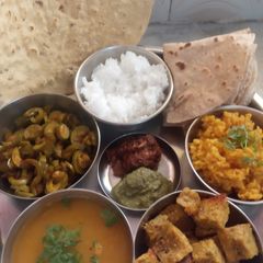 A picture of My lunch - veg thali.
