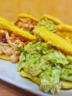 Una foto de Arepas venezolanas