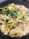 Pollo con espárragos Alfredo 👨🏼‍🍳 / low carb