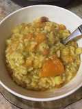 Guiso de arroz vegetariano