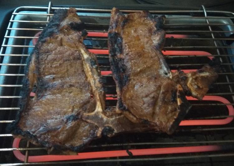 Recipe of Speedy Grilled T bone steak