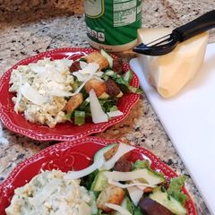 A picture of Quick Pesto Cream Pasta.