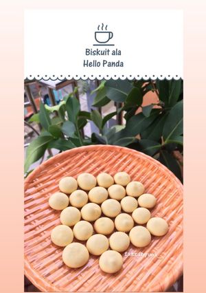 Foto resep Biskuit ala Hello Panda