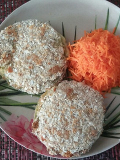 Una foto de Milanesas zapallitos rellenas!!