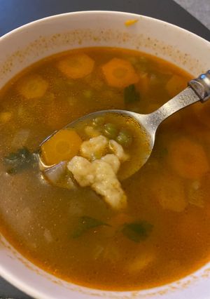 Borsóleves egyszerűen recept fotója